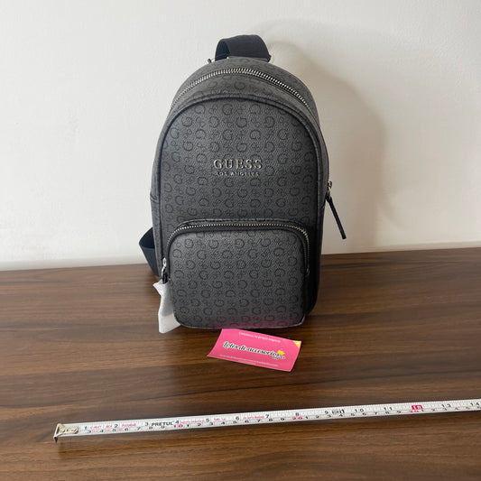 Mochila chica negra Guess USA