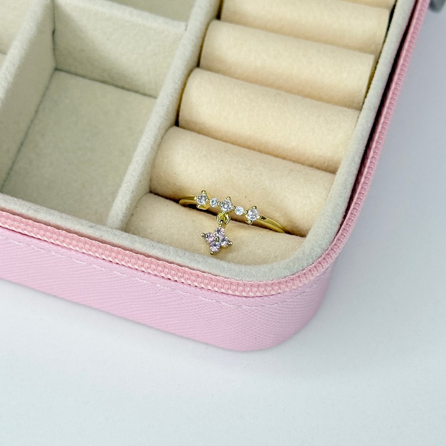 Anillo colgante ajuste CHAPA DE ORO 18k(K212)