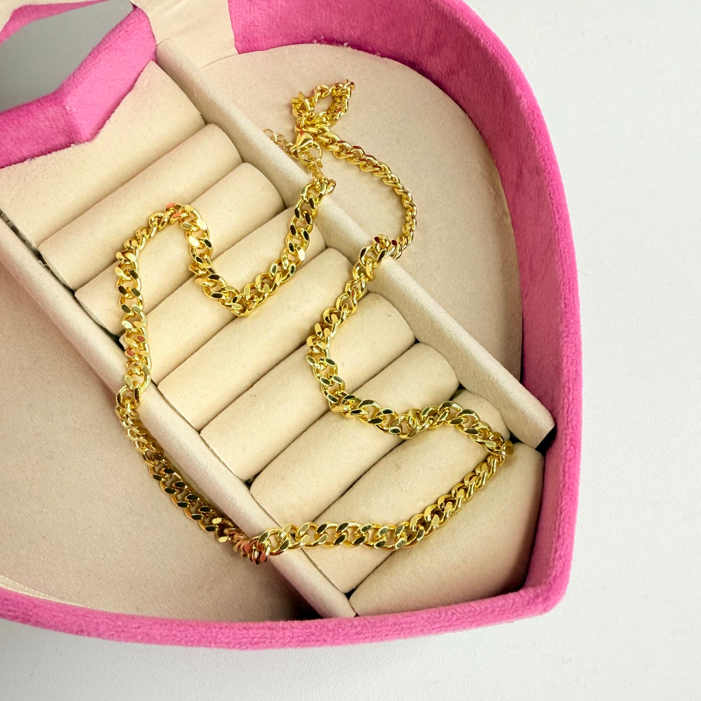 Collar básic CHAPA DE ORO 18k(B140)