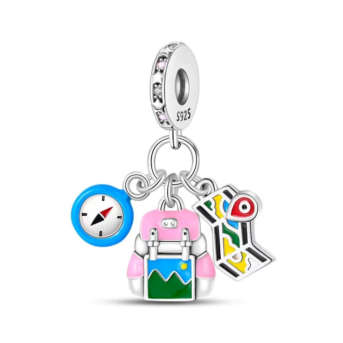 Charm viaje mochilero(I173)