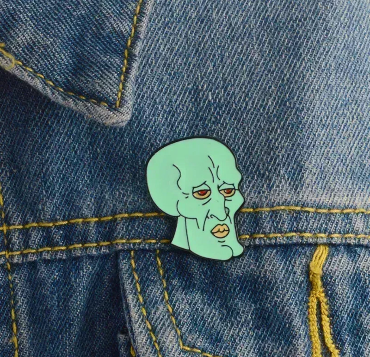 Pin Calamardo guapo(Q15)