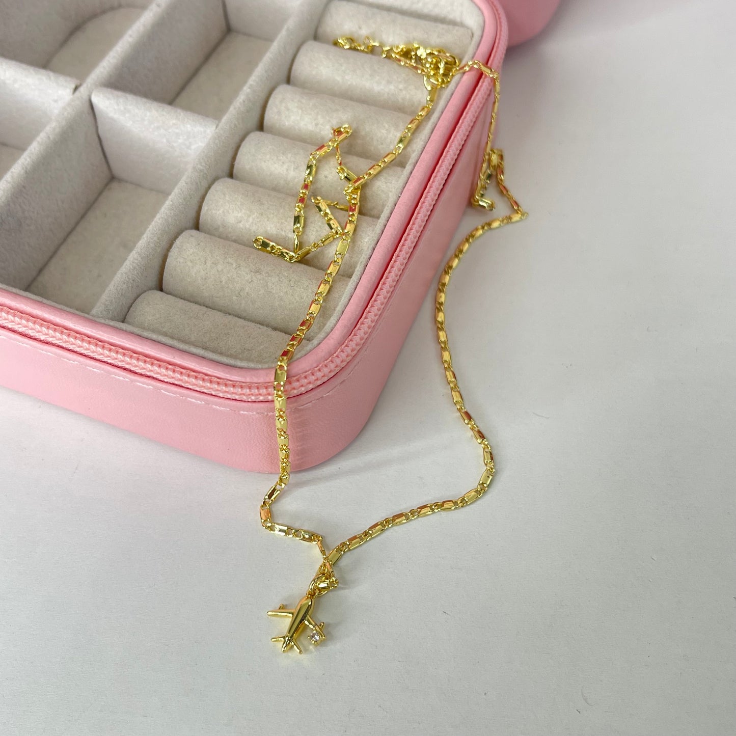 Collar avion CHAPA DE ORO 18k(U1)