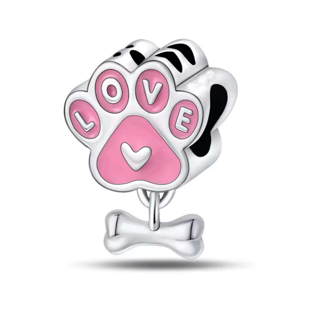 Charm huella love perro(P190)