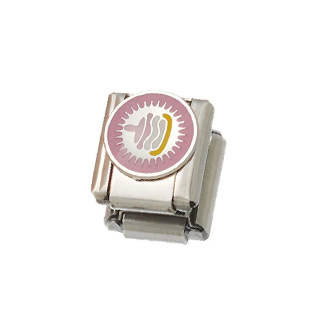 Charm italiano cumpleaños pastel(W57)