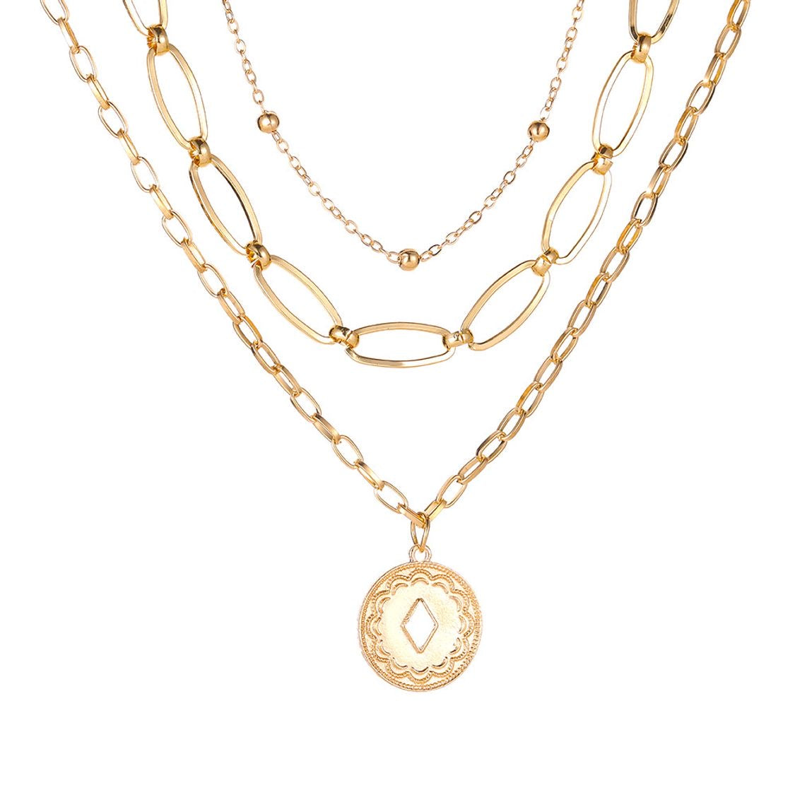 Collares capas dorados(I101)