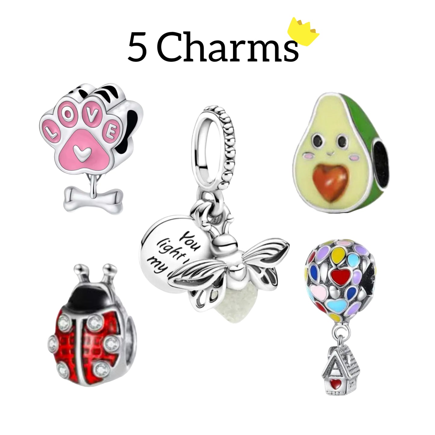 Set 5 Charms
