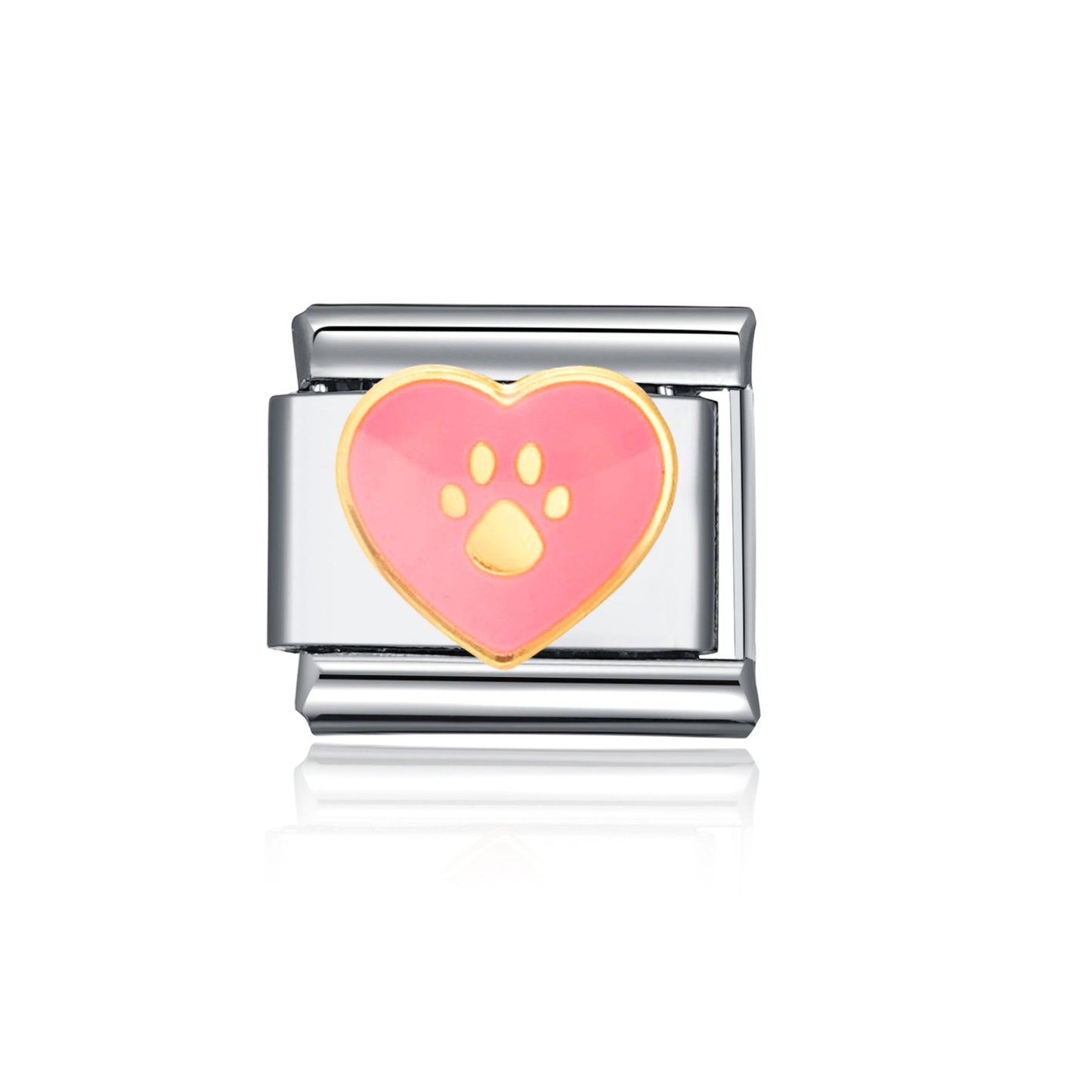 Charm italiano corazón perro(W73)