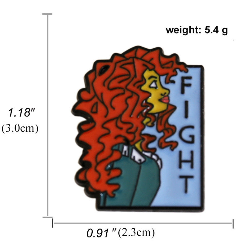 Pin princesa valiente(Q19)