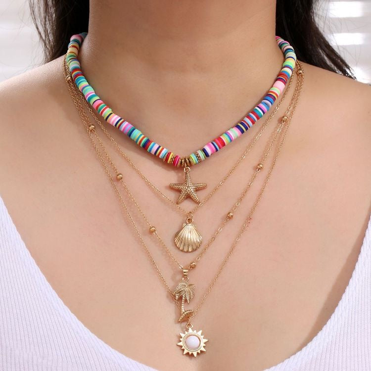 Collar capas color estrella(AA42)