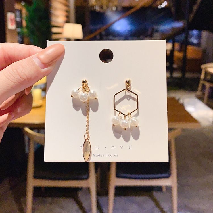 Aretes perlas cute(AA44)