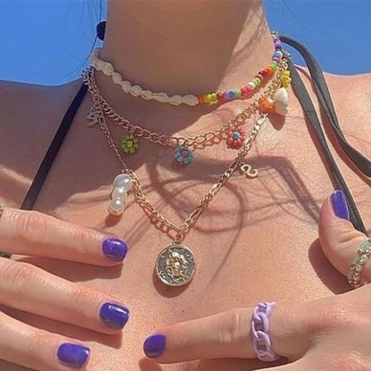 Collar capas colores(I216)