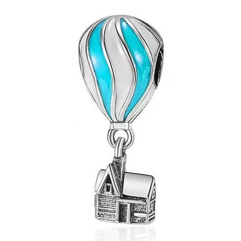 Charm globo azul(Q59)