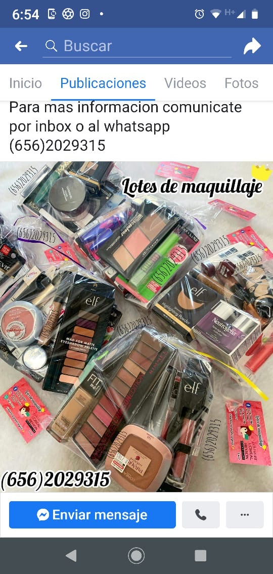 Lote de maquillaje 25 piezas (PAGO CON MERCADO PAGO O PAYPAL)