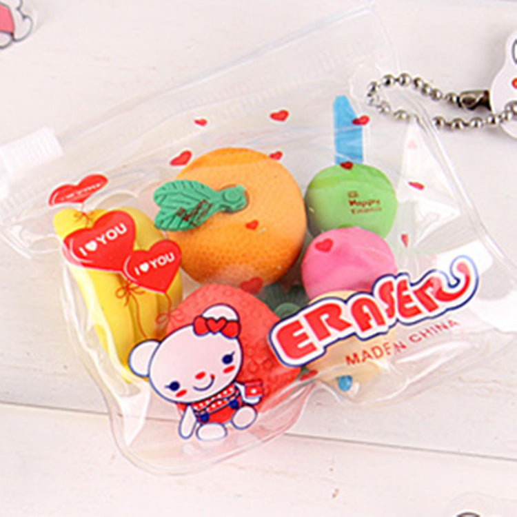Set borradores frutas 4 pzs(AA125)