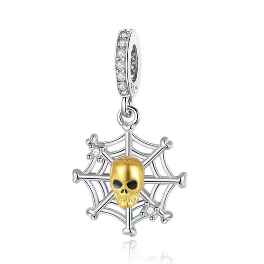 Charm telaraña calavera(M116)