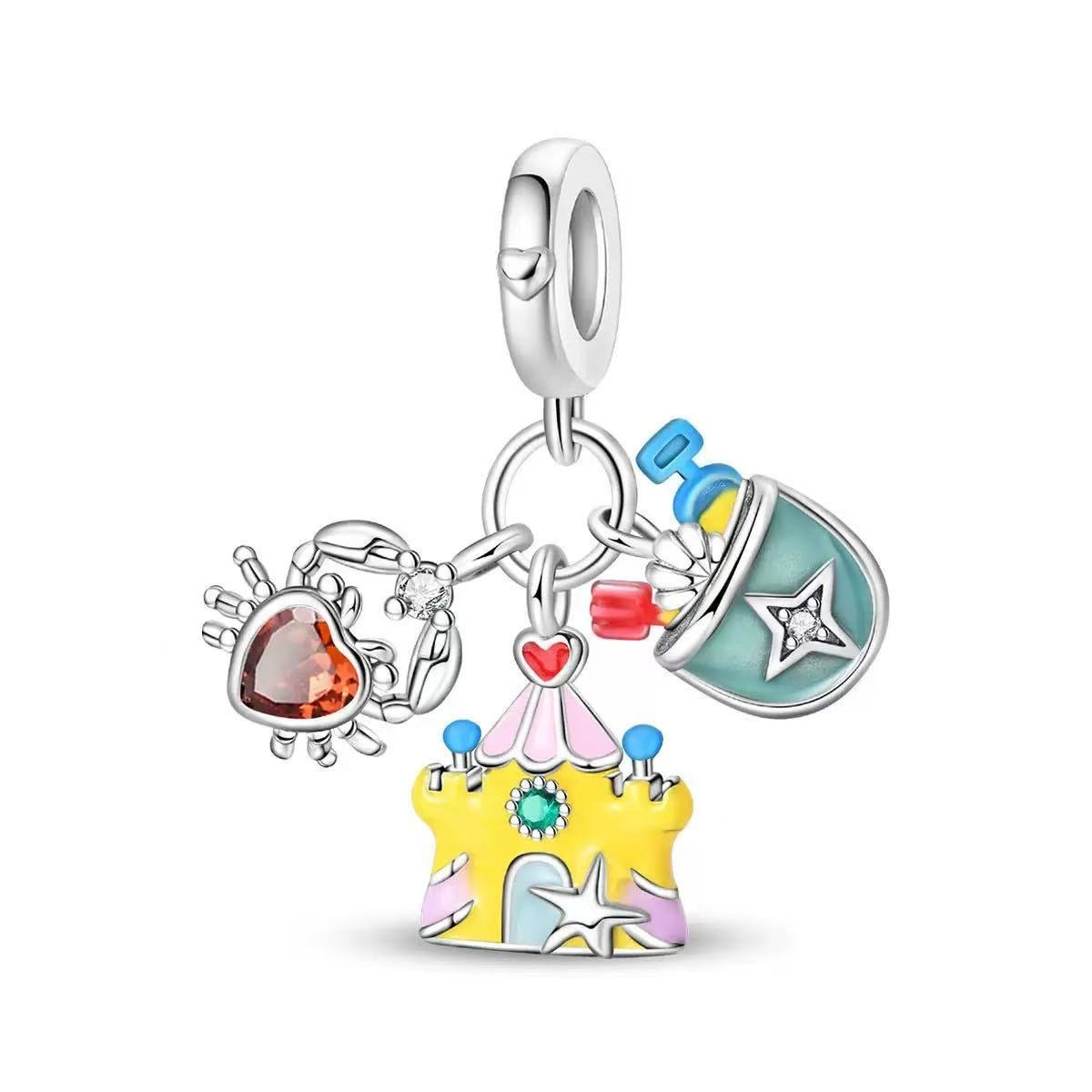 Charm castillos cangrejo(I177)