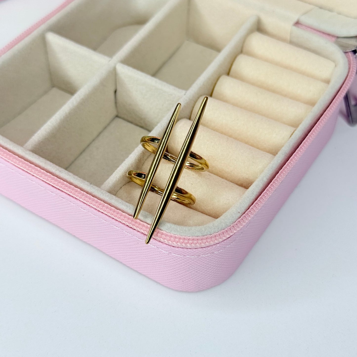 Anillo línea ajustable CHAPA DE ORO 18k(S58)
