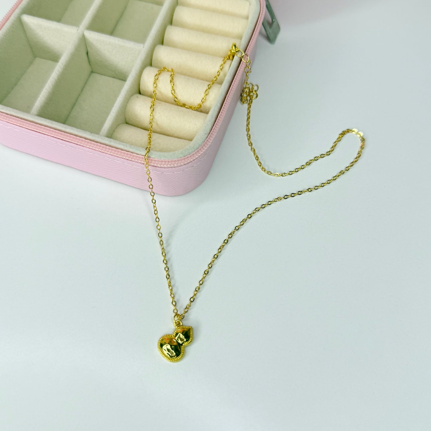 Collar básico CHAPA DE ORO 18k(S54)