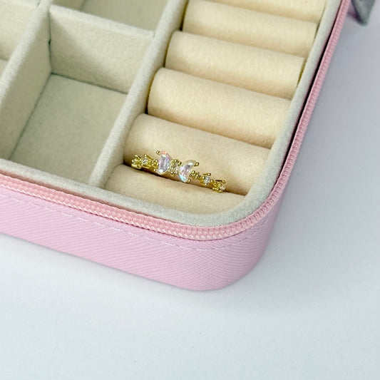 Anillo moño ajustable CHAPA DE ORO 18k(K185)