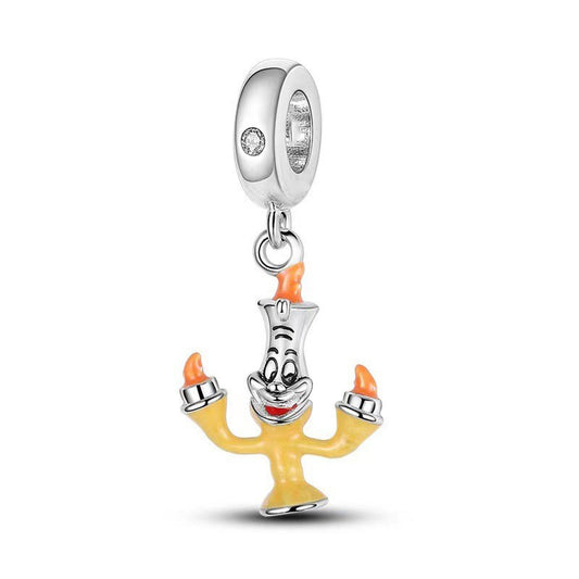 Charm candelabro la bella y la bestia(E124)
