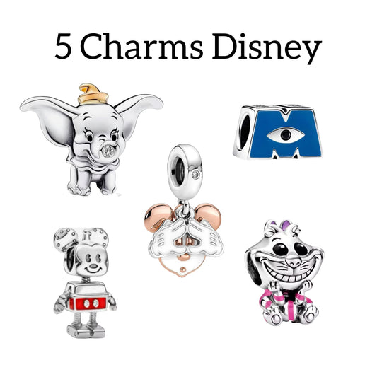 Set 5 Charms Disney