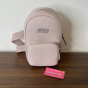 Mochila chica rosa Guess USA