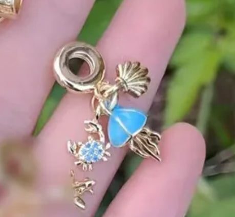 Charm marino dorado(M111)
