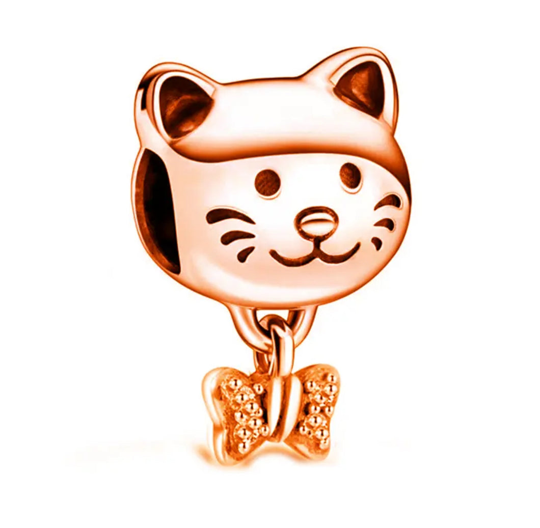 Charm gato dorado(R43)