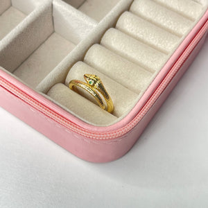 Anillo serpiente ajustable CHAPA DE ORO 18k(R37.5)