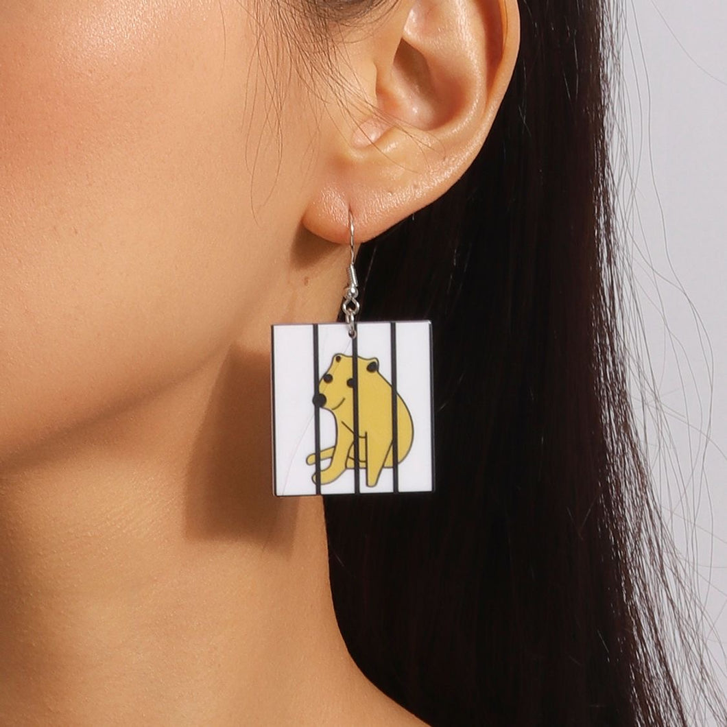 Aretes perrito meme(A158)