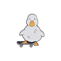 Pin pato patineta(E247)