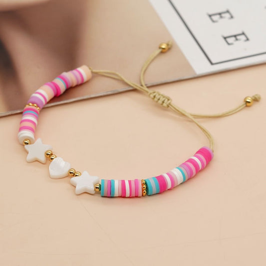 Pulsera colores estrella(C128)