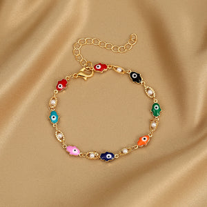 Pulsera ojos colores(B153.5)