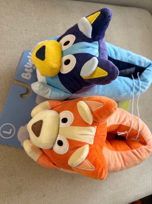 RETO ISELAAHER ( Pantuflas Bluey talla 5.5 - 6 adulto mujer)