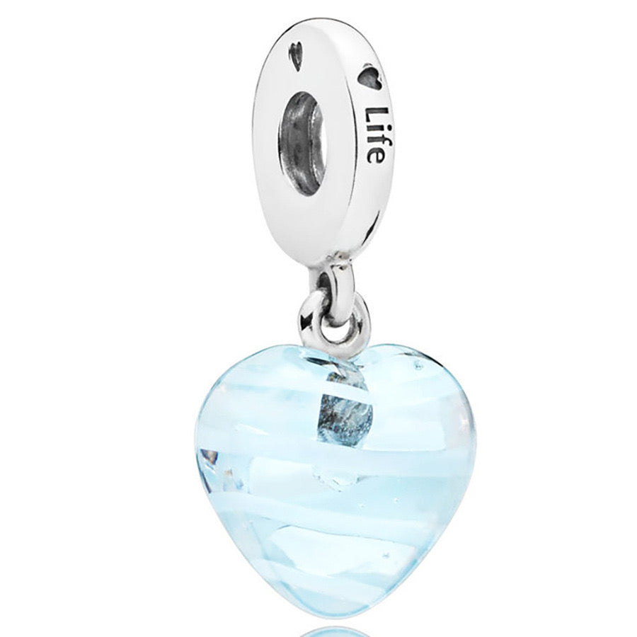 Charm corazon azul(I190)