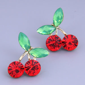 Aretes cerezas(G103)