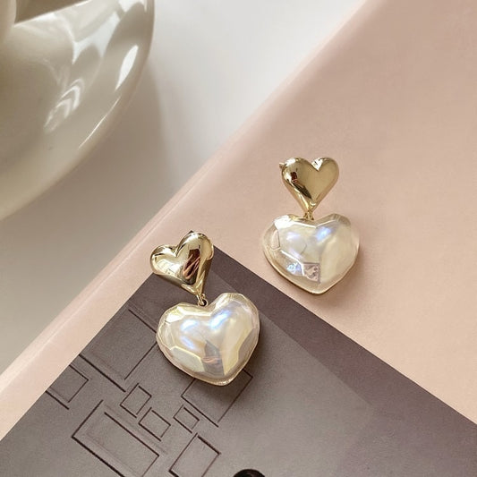 Aretes corazon tornazol(L180)