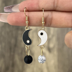 Aretes yin yang(K175)