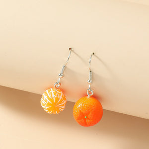 Aretes naranja(B164)