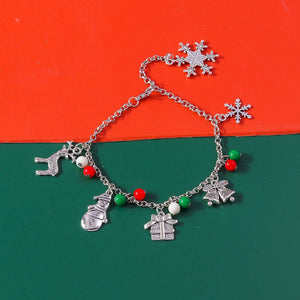 Pulsera navidad plateado(R98)