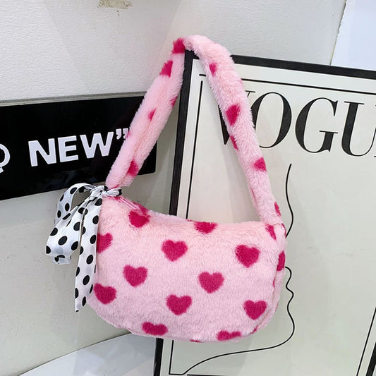 Bolsa corazones rosa (N83)