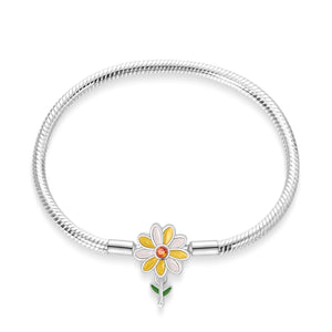 Pulsera flor pand PLATA S925