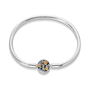 Pulsera flores pand PLATA S925