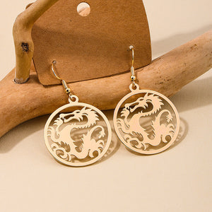 Aretes dragon(D175)