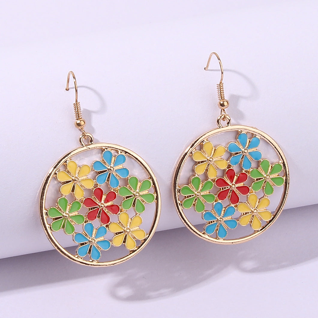 Aretes flores(L222)