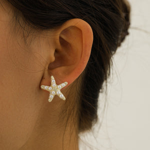 Aretes estrella mar(D169)