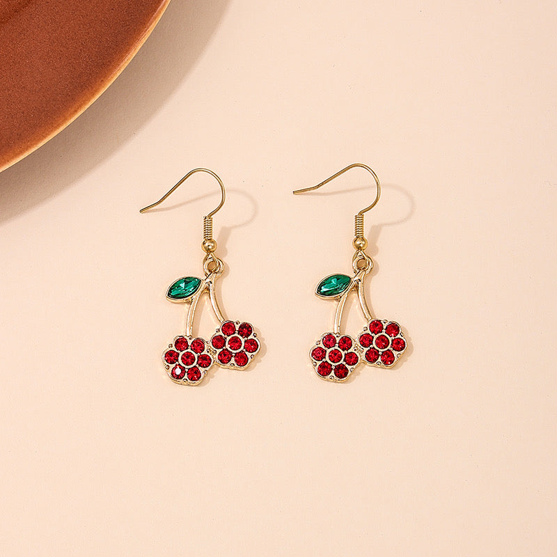 Aretes cerezas(L227)