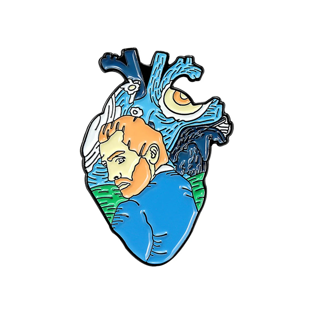 Pin corazon obra(E216)