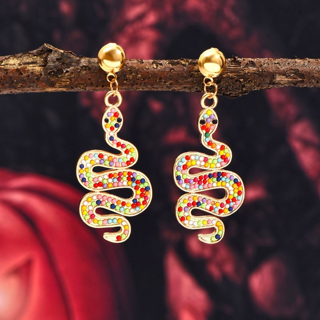 Aretes serpiente (I107)