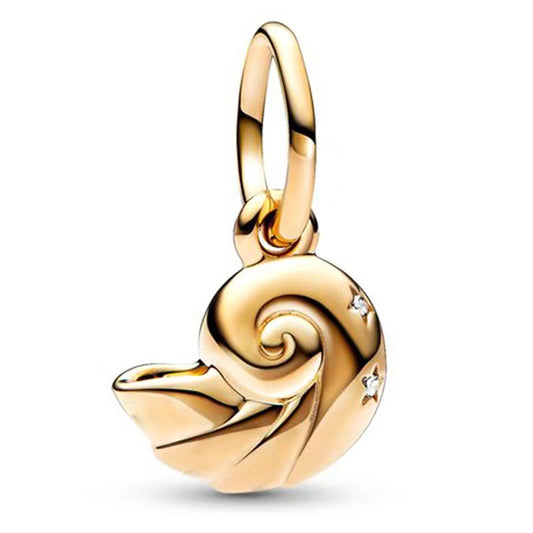 Charm caracol dorado(R109)